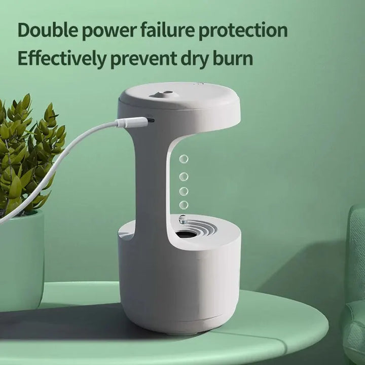 Water Droplet Air Humidifier Anti-Gravity